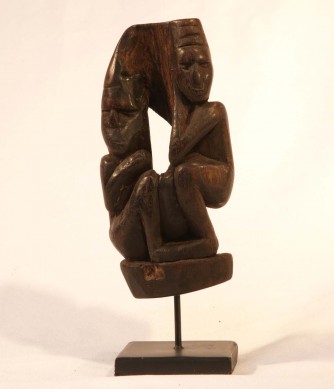Two Ancestor Figures by Timor Carving