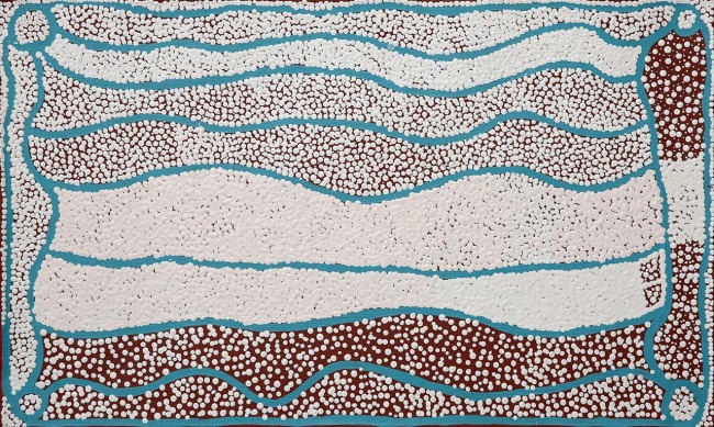 Water Dreaming – Puyurru by Felicity Nampijinpa Robertson