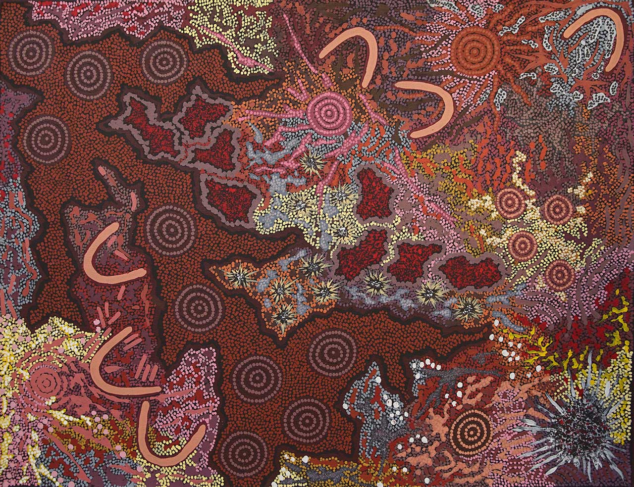 Styre Alexander Graham Bell et eller andet sted Aboriginal Dreamtime Stories - Japingka Aboriginal Art Gallery