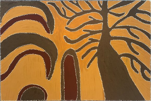 Jumulunj Doo Merrngak – Boab Tree and Lightning by Peggy Patrick 