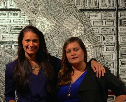 Sisters, Sarita and Tarisse King (Right)